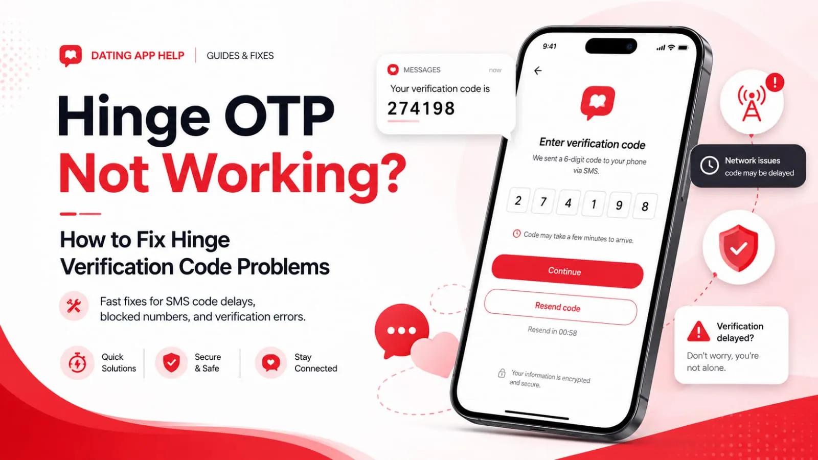 How to Fix Hinge OTP Not Working Fast