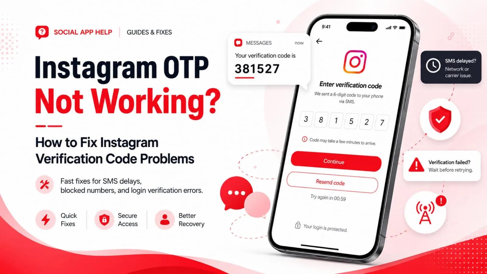 How to Fix Instagram OTP Not Working Fast
