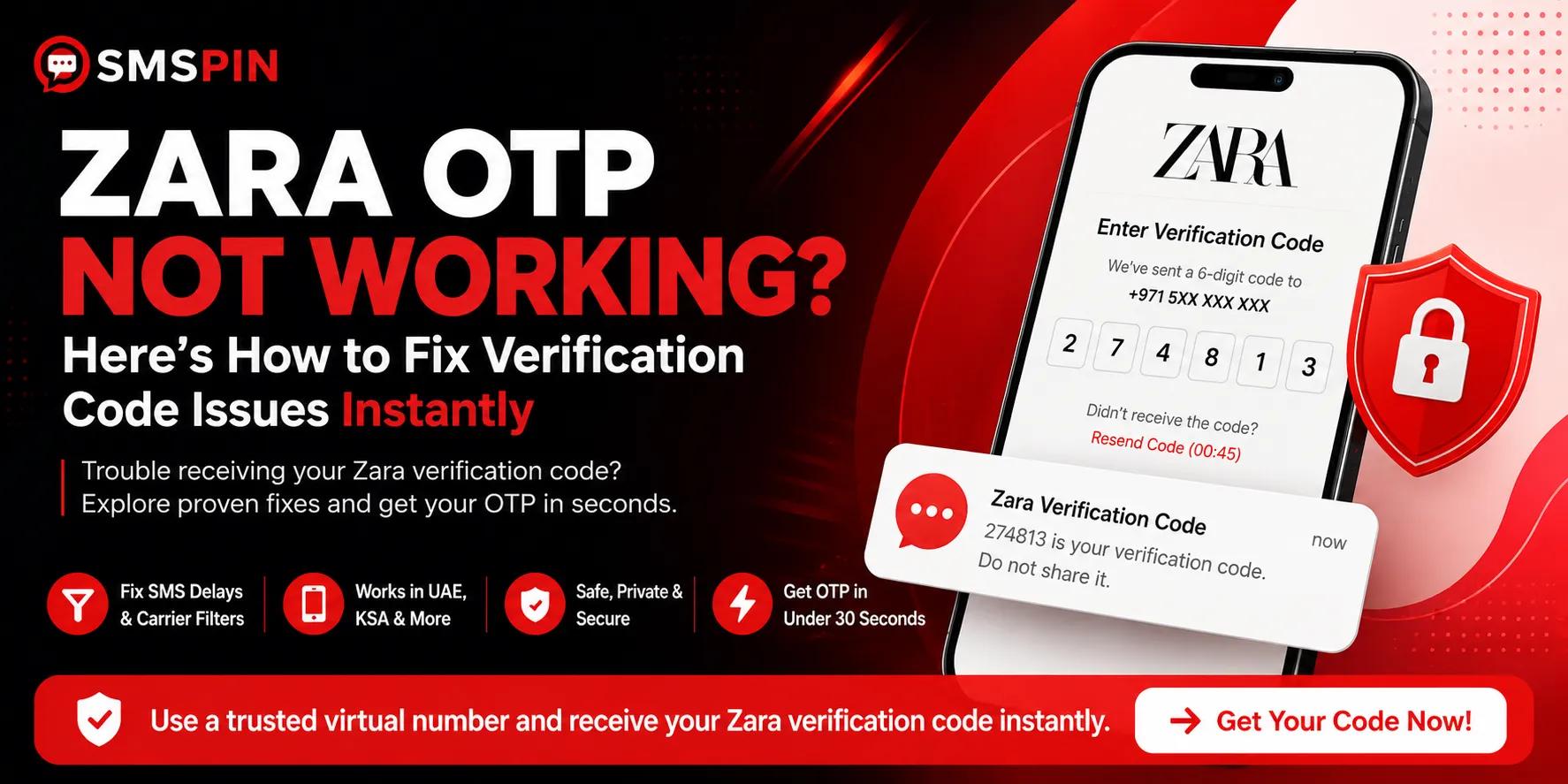 Zara OTP Not Working? Fix Verification Code Issues Fast