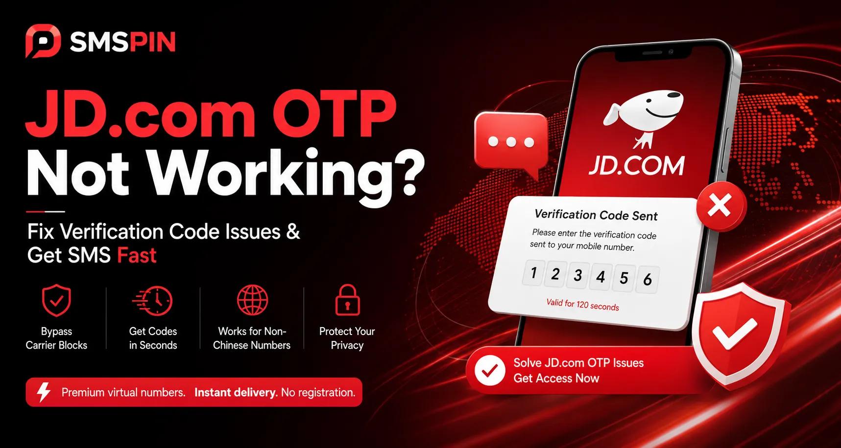JD.com OTP Not Working Fix