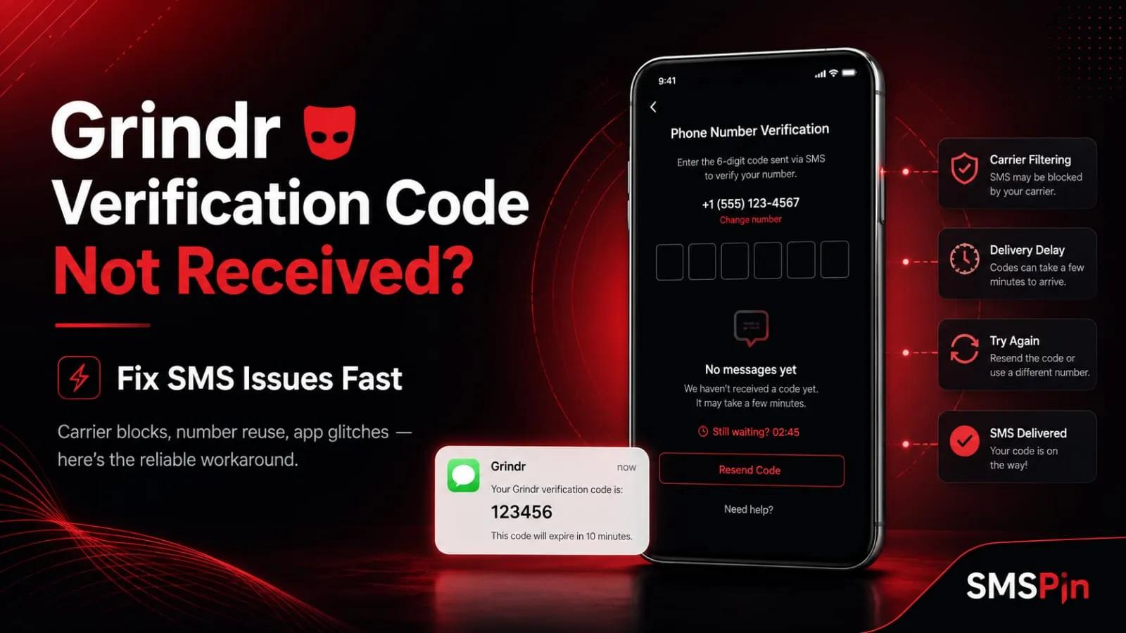 Grindr Verification Code Not Received How to Fix It Fast
