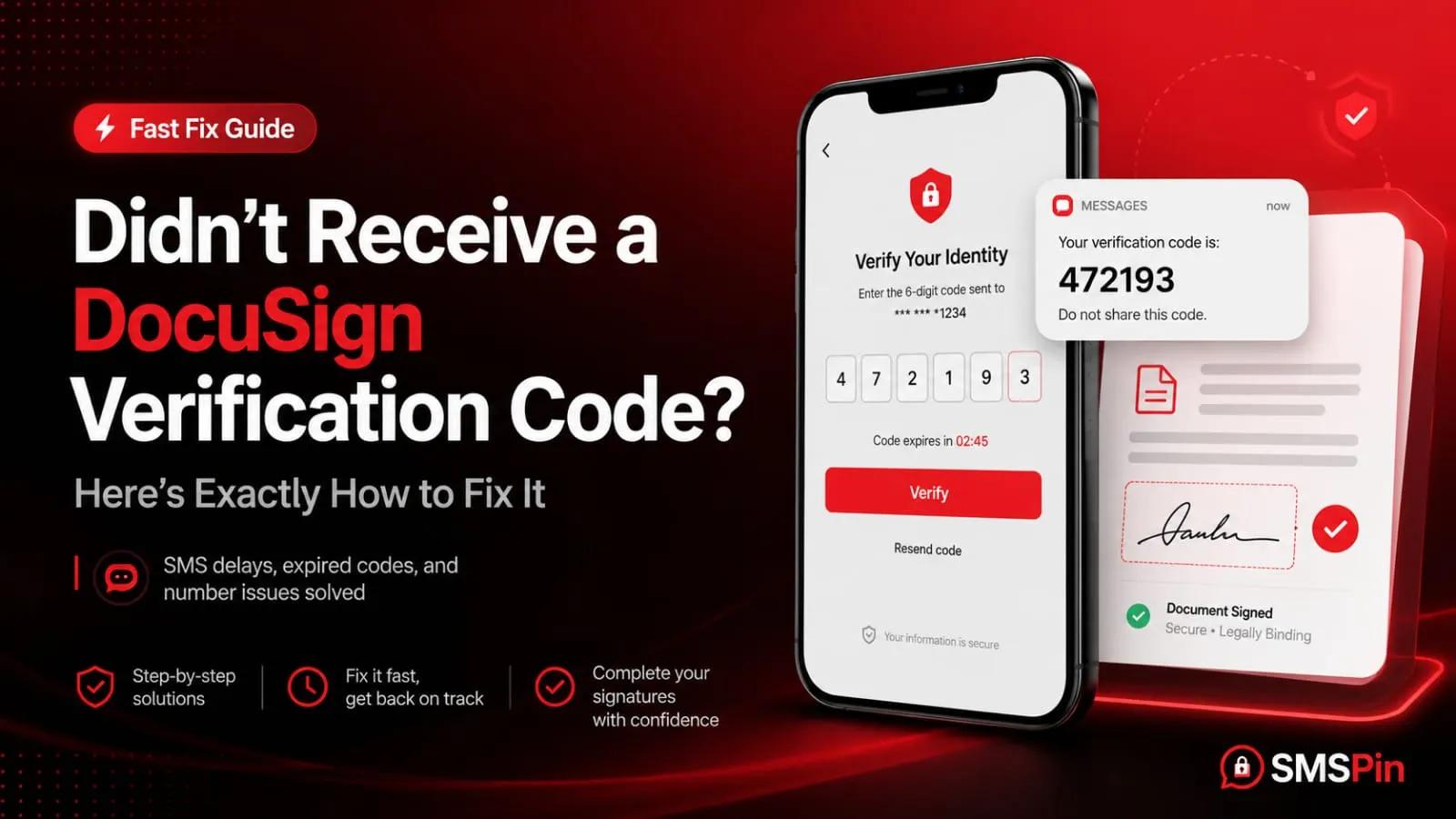Didn’t Receive a DocuSign Verification Code Here’s the Fix