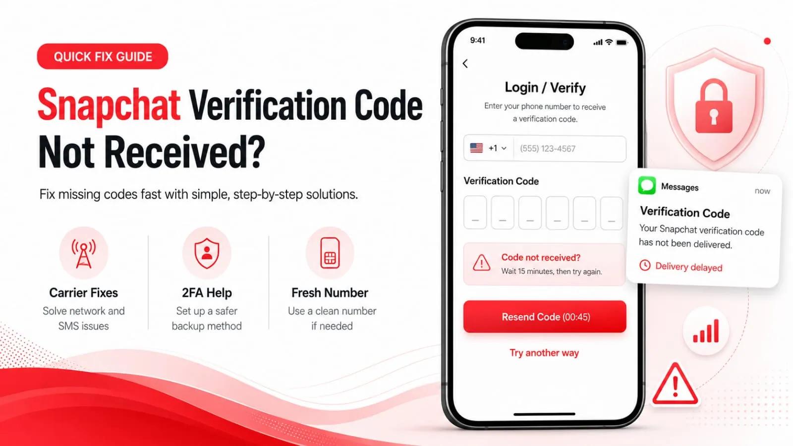 Snapchat Verification Code Not Received Here’s the Fix