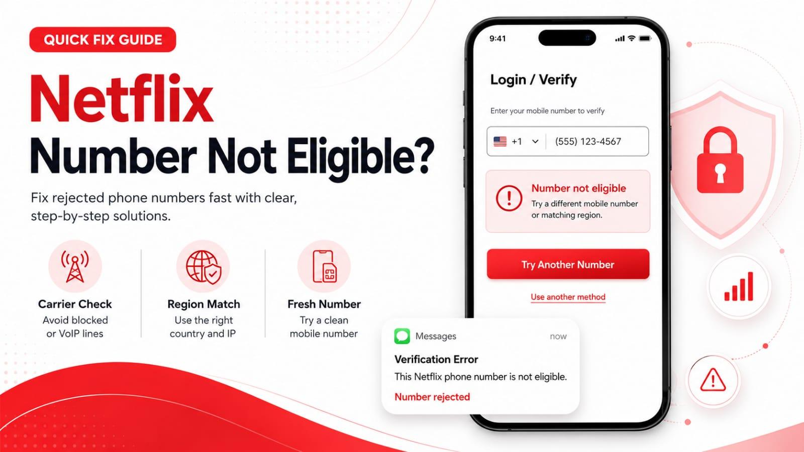 Netflix Phone Number Not Eligible Here’s How to Fix It