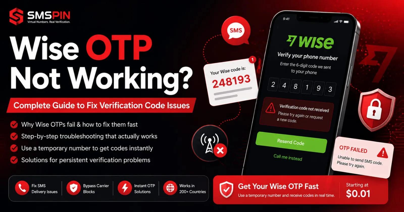 Wise OTP Not Working Here’s How to Fix It