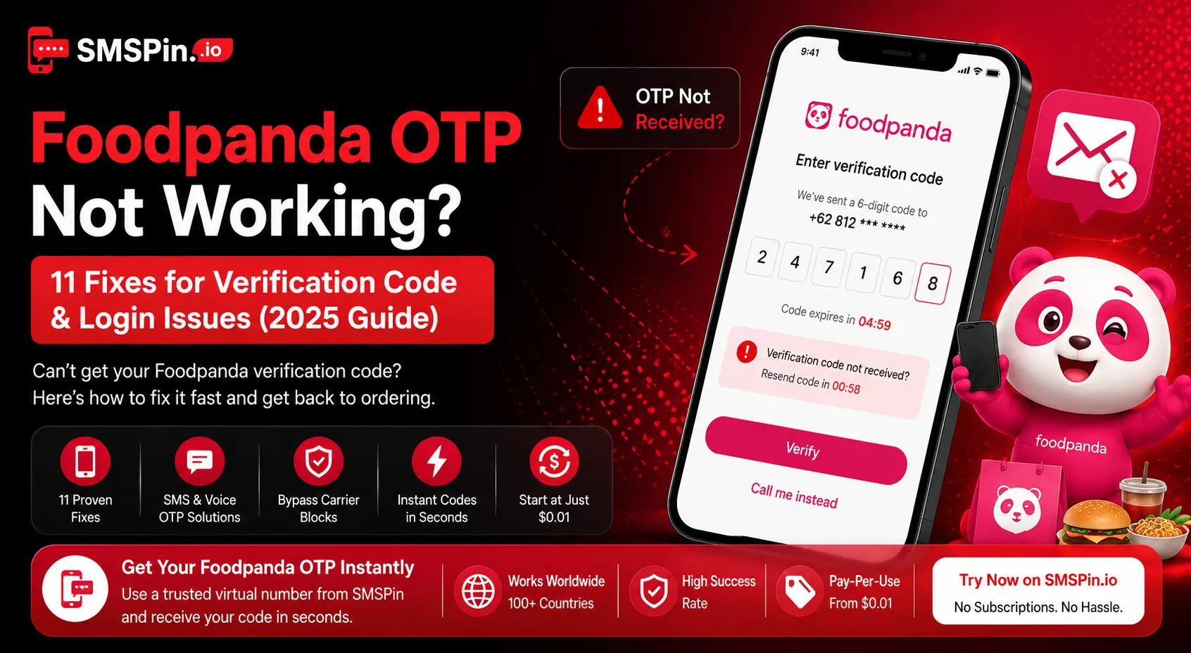 Foodpanda OTP Not Working Here’s How to Fix It