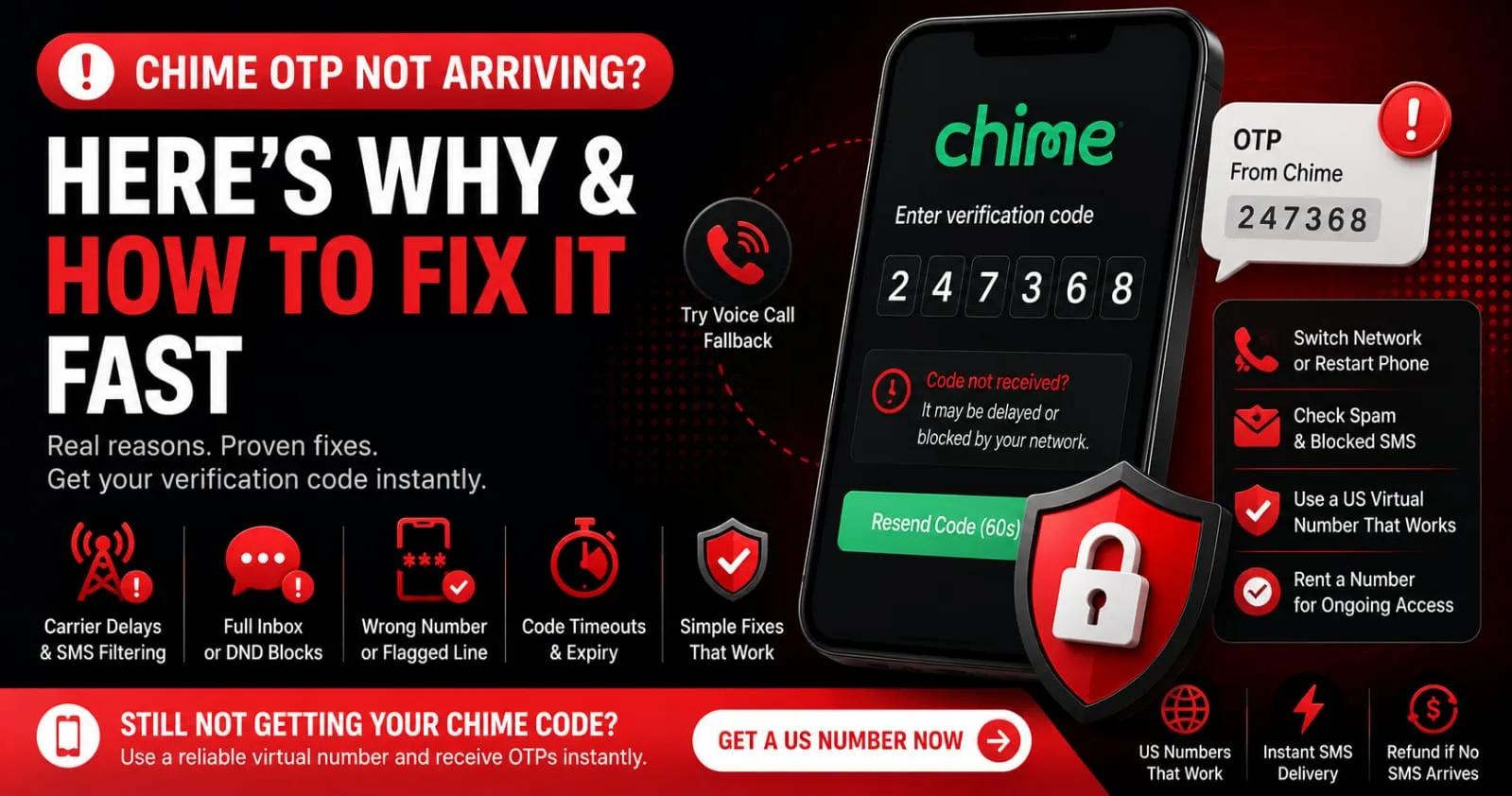 Chime OTP Not Working Here’s How to Fix It