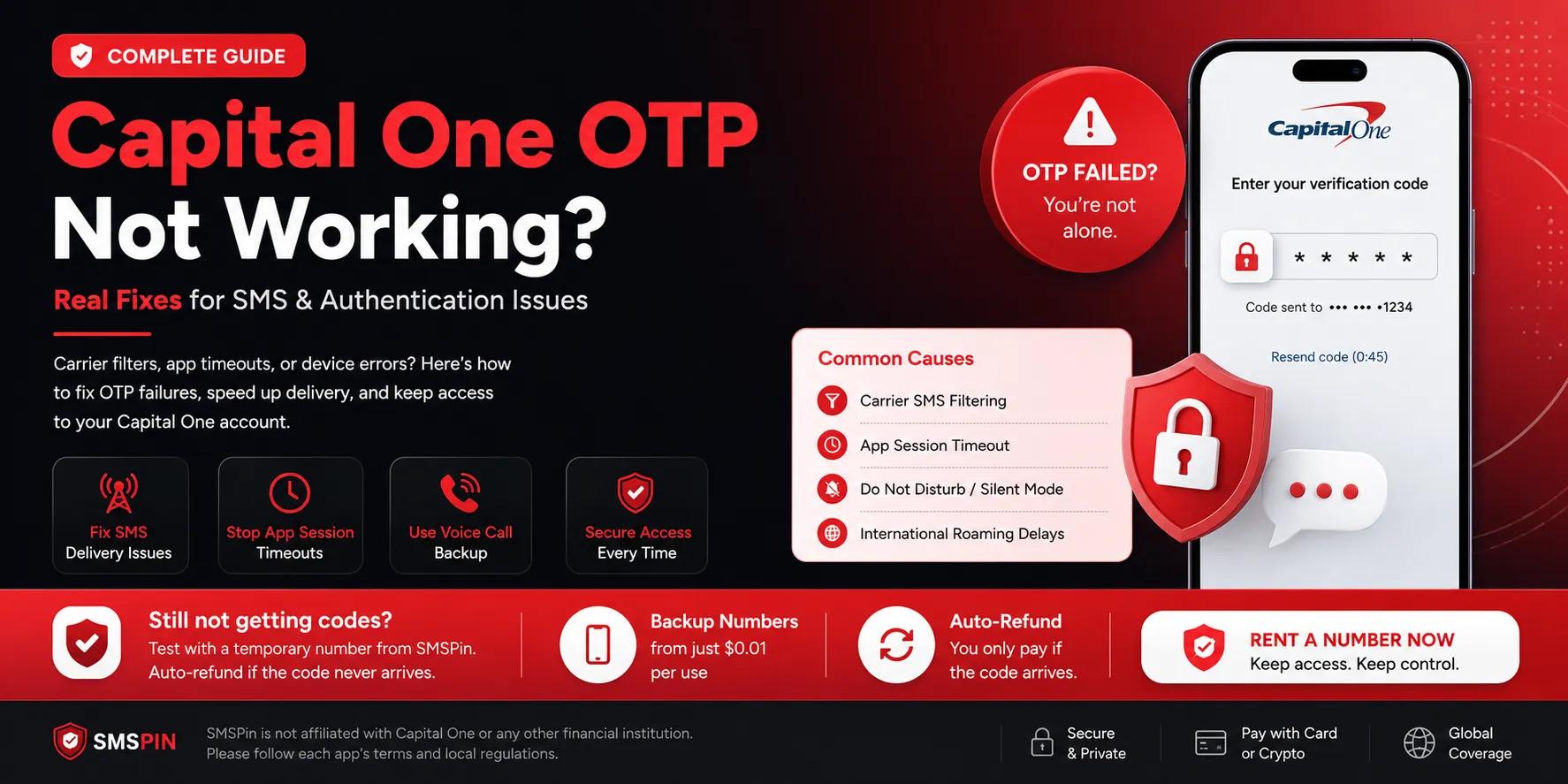 Capital One OTP Not Working Here’s How to Fix It