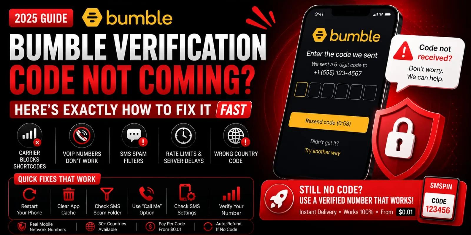 Bumble Verification Code Not Coming Here’s How to Fix It