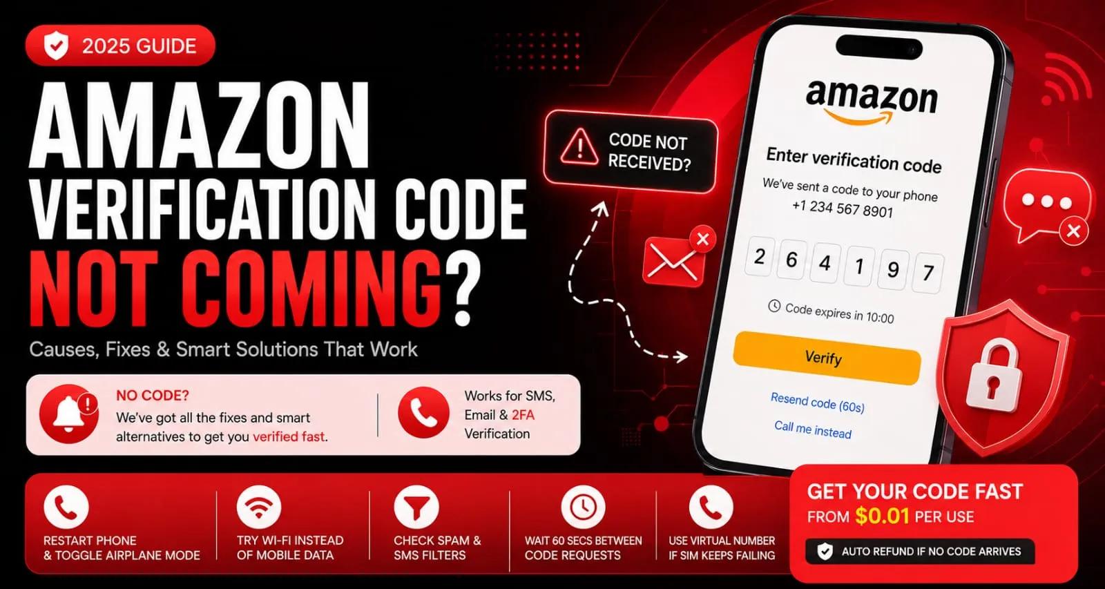Amazon Verification Code Not Coming Here’s How to Fix It