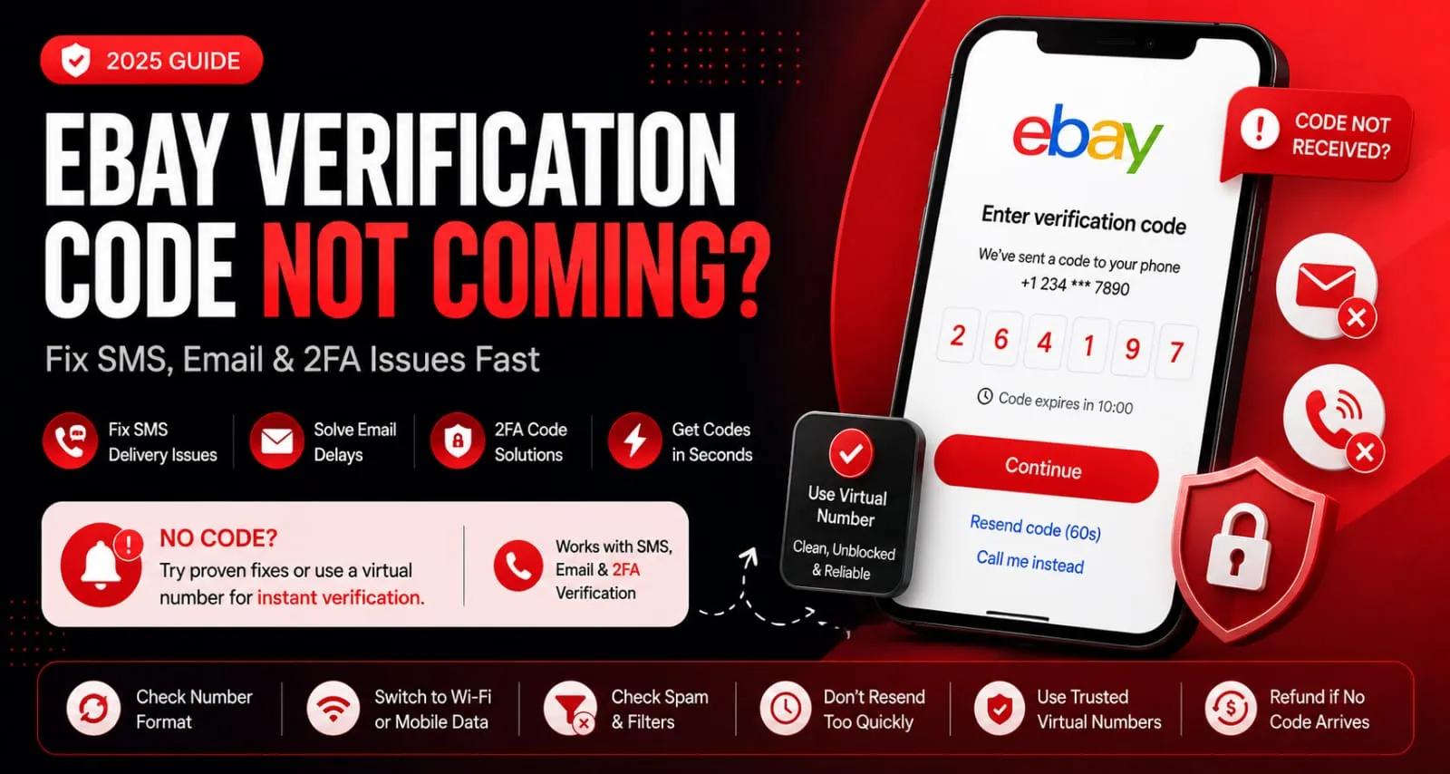 eBay Verification Code Not Coming Here’s How to Fix It