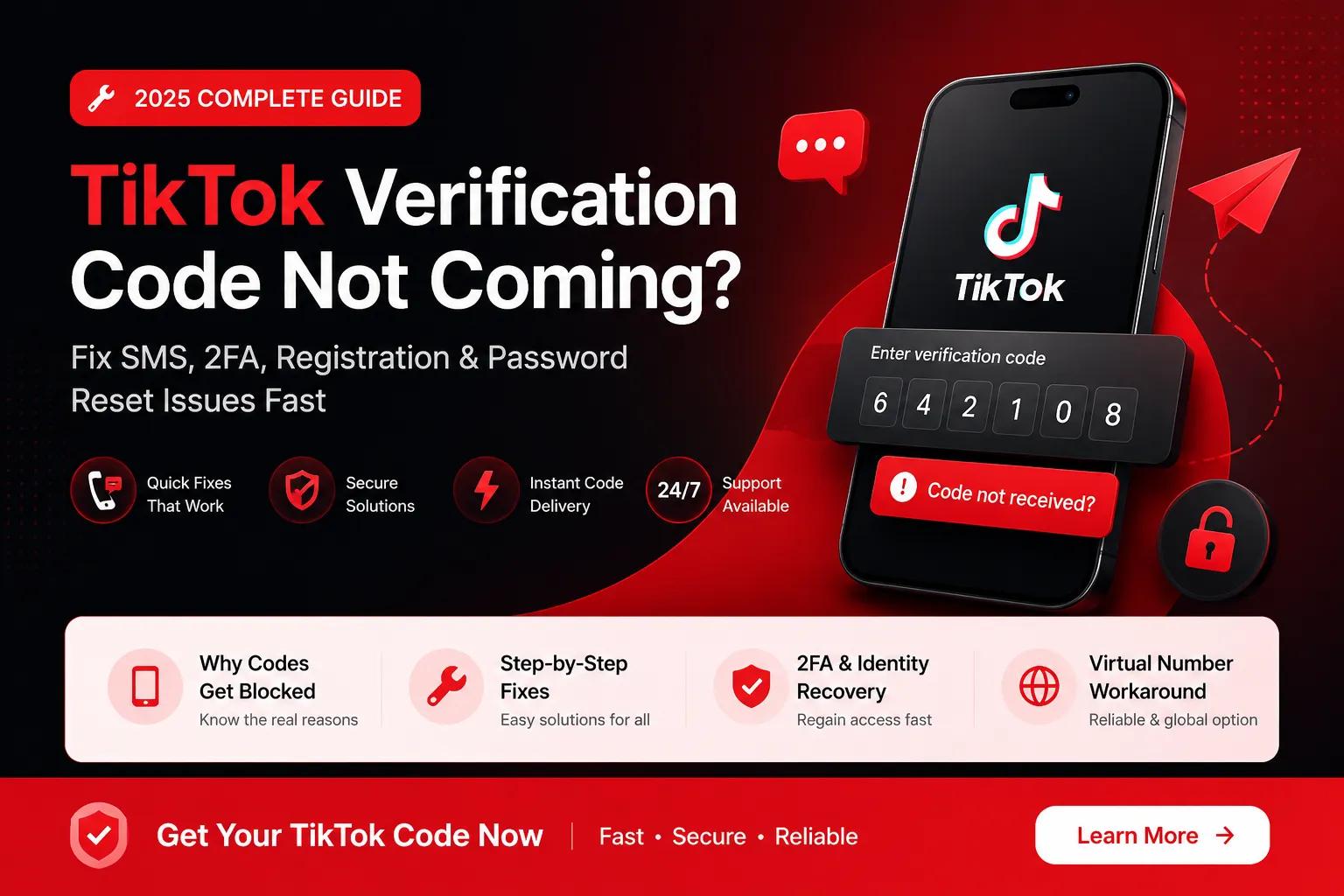 TikTok Verification Code Not Coming Here’s How to Fix It