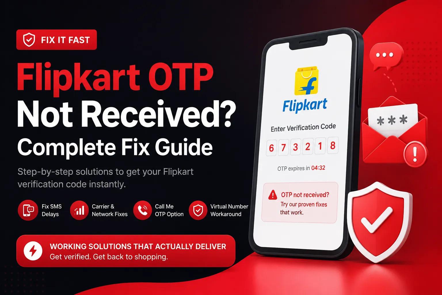 Flipkart Verification Code Not Coming Here’s How to Fix It