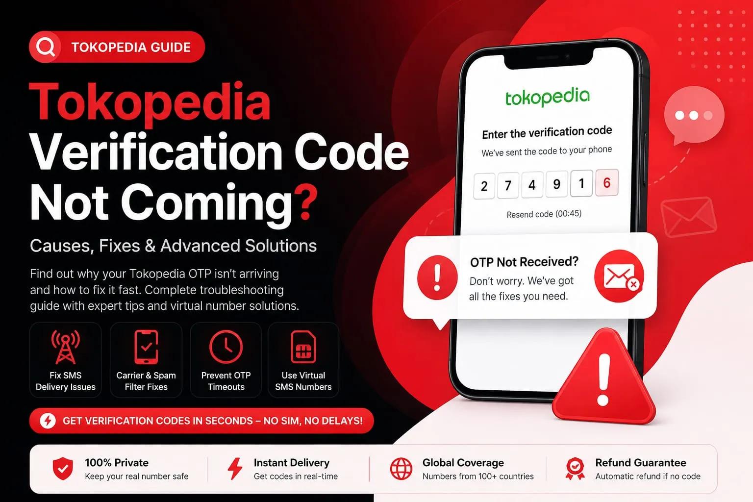 Tokopedia Verification Code Not Coming Here’s How to Fix It