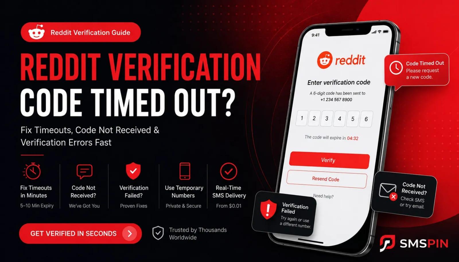 Reddit Verification Code Timed Out? What to Do