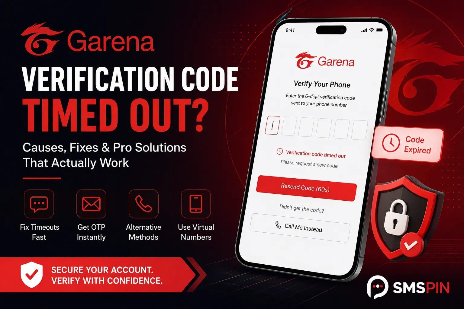 Garena Verification Code Timed Out? Full Guide