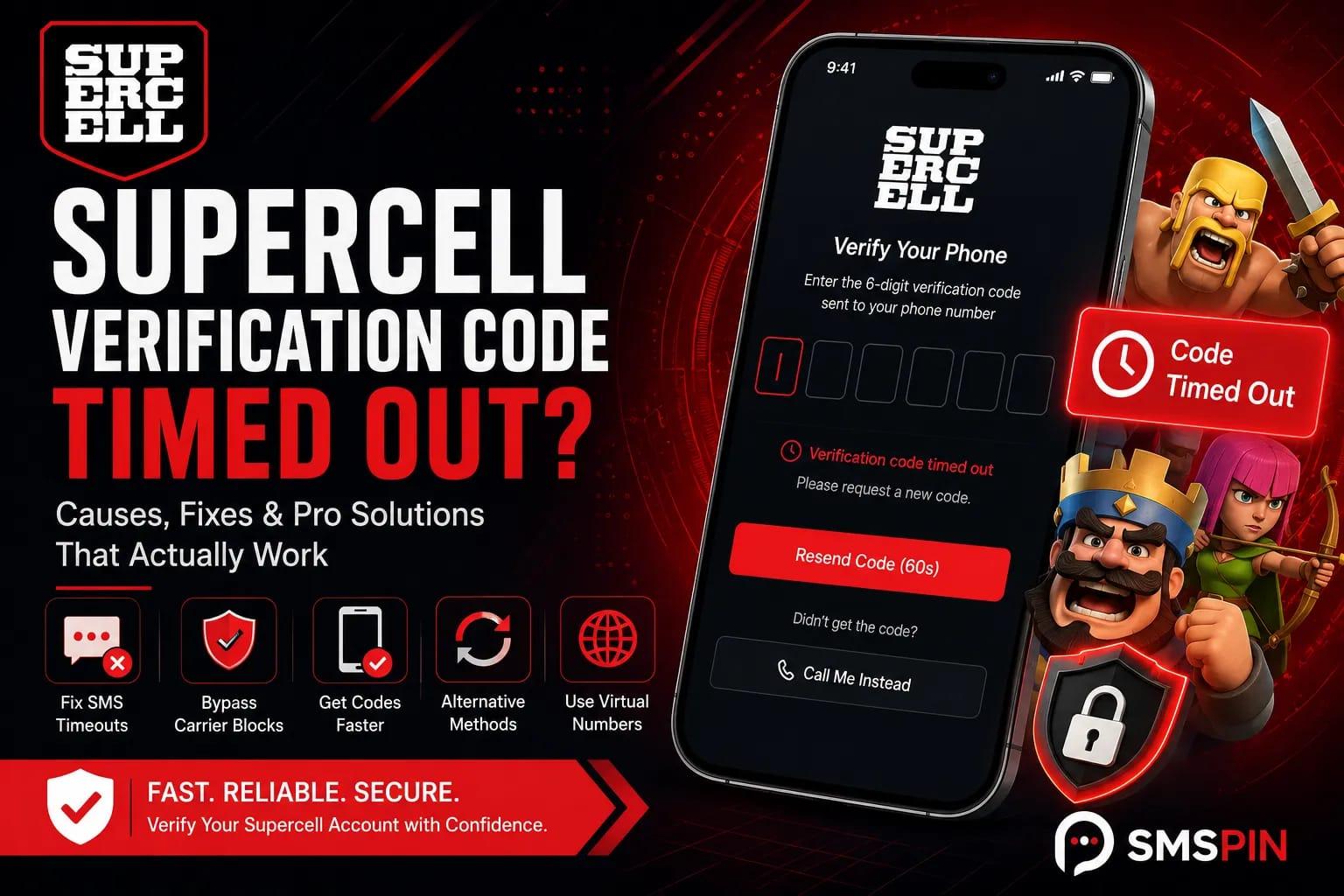 Supercell Verification Code Timed Out? Fix It Fast