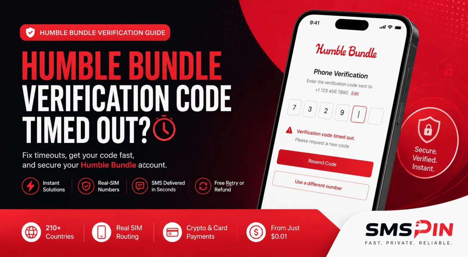 Humble Bundle Verification Code Timed Out? Fix It