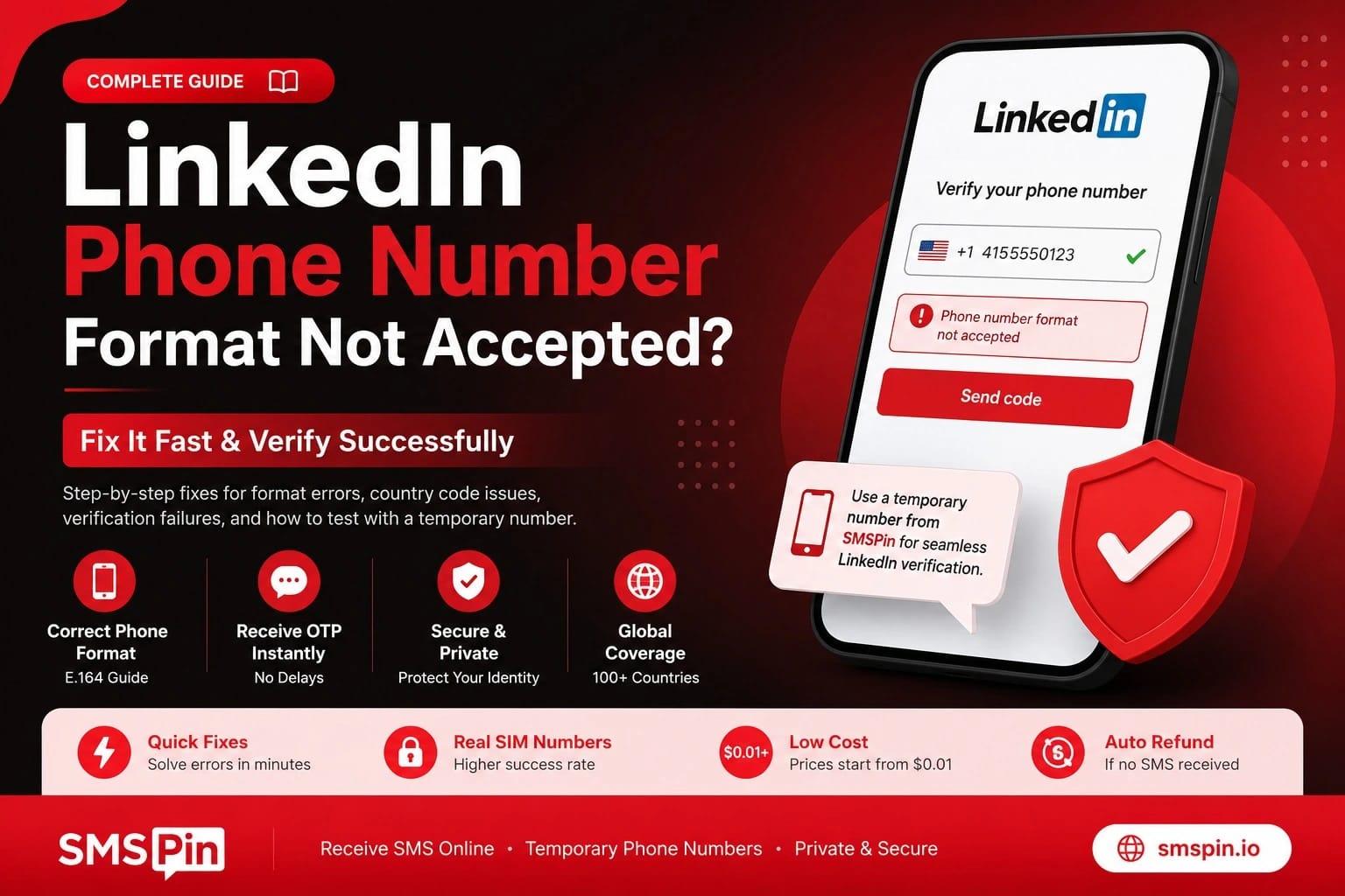 LinkedIn Phone Number Format Not Accepted? Fix Now