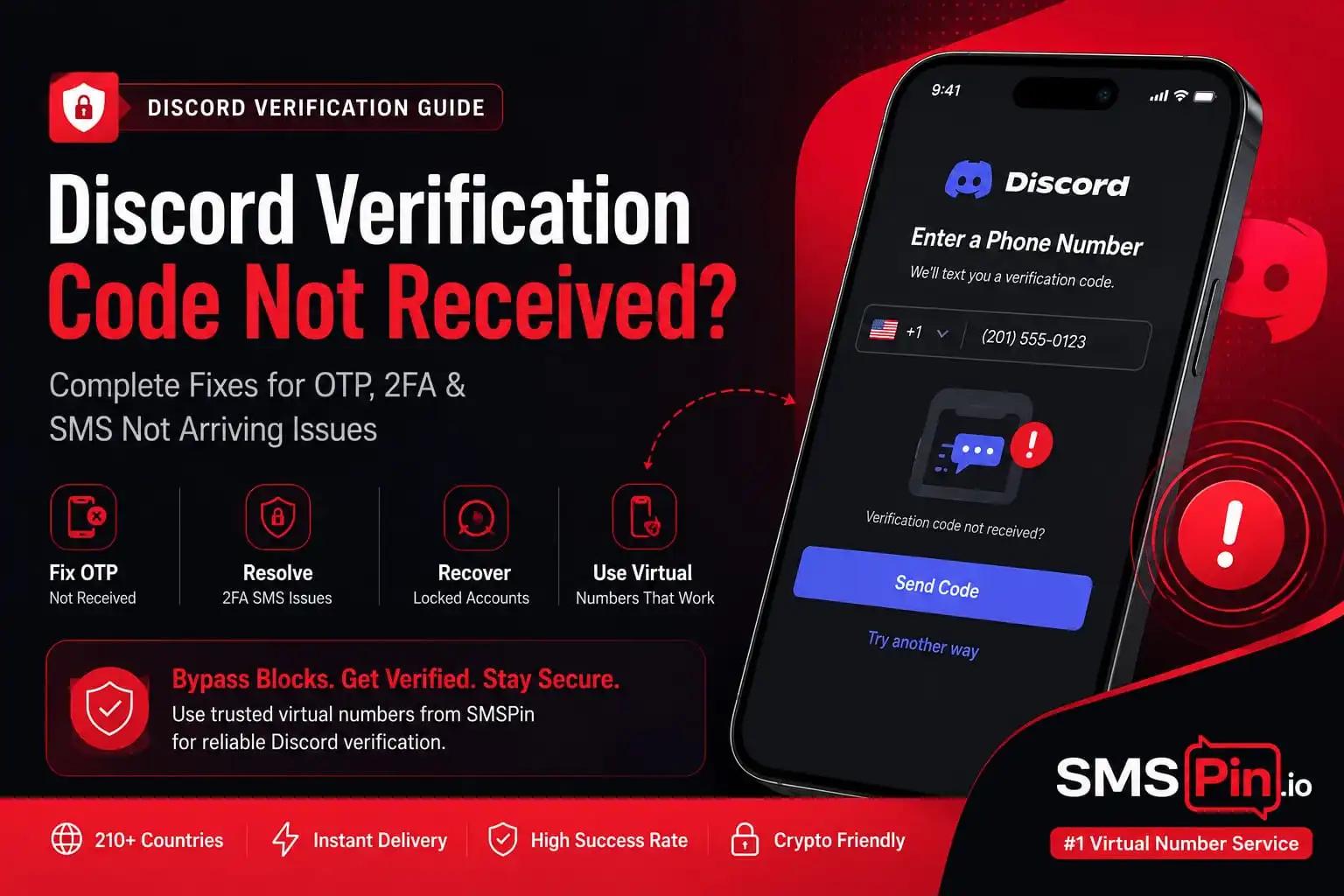 Discord Verification Code Not Received Fix