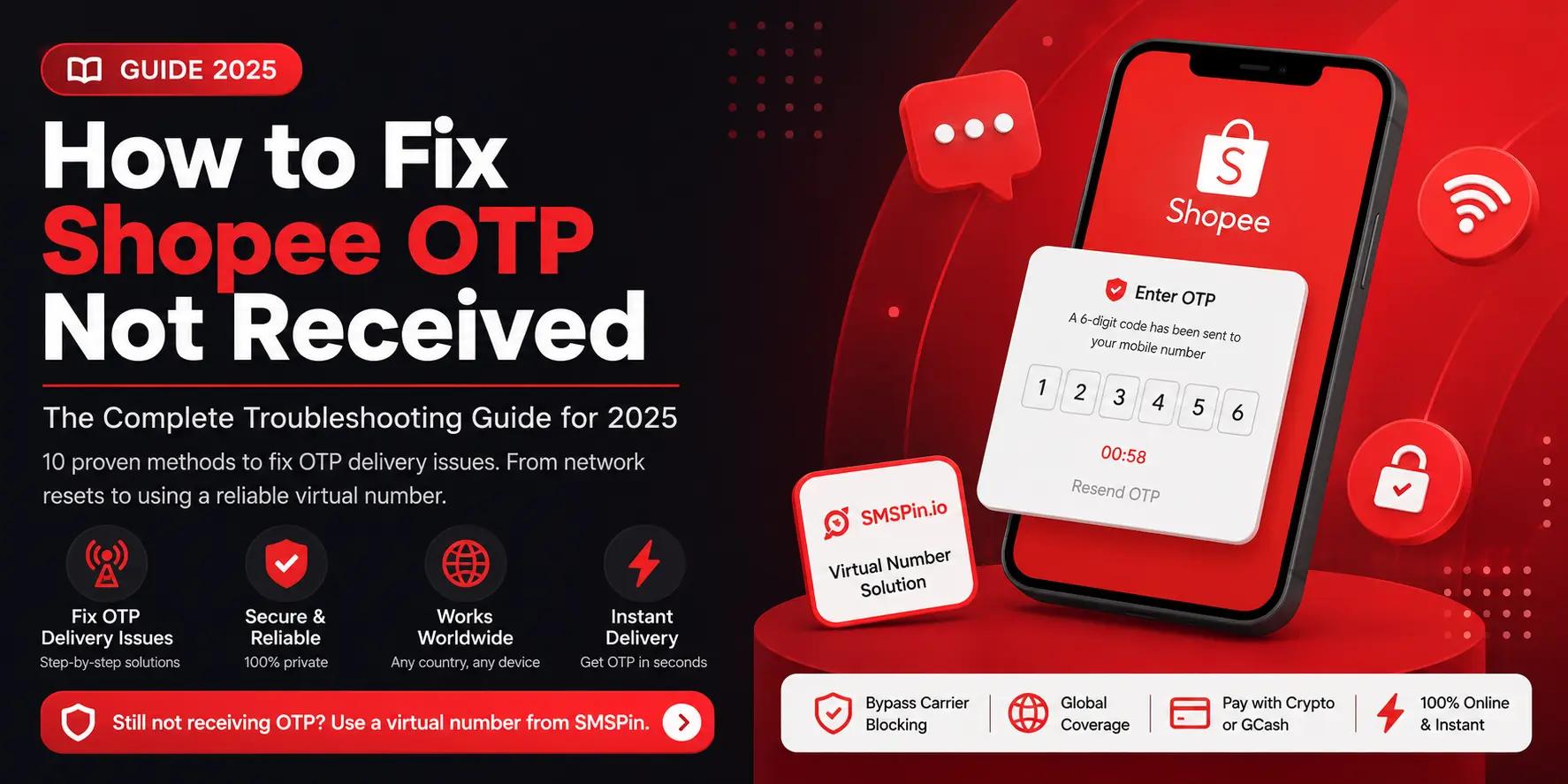 How to Fix Shopee OTP Not Received