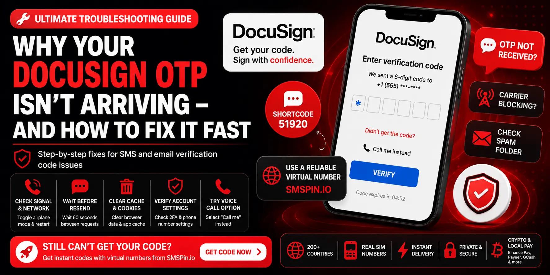 Why Your DocuSign OTP Isn’t Arriving
