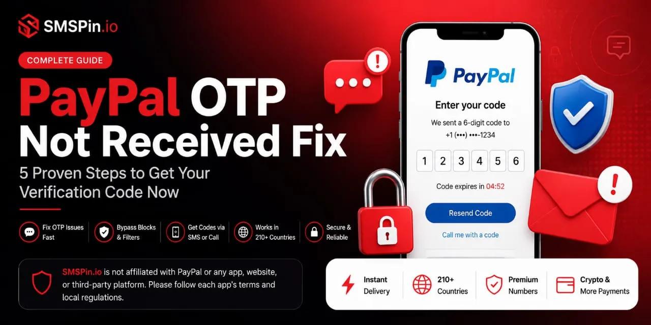 Paypal otp not received fix 5 ways
