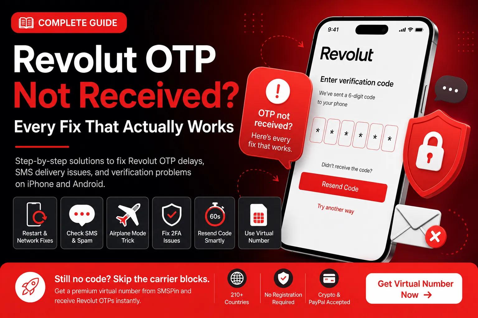 Revolut OTP Not Received Quick Fix Guide