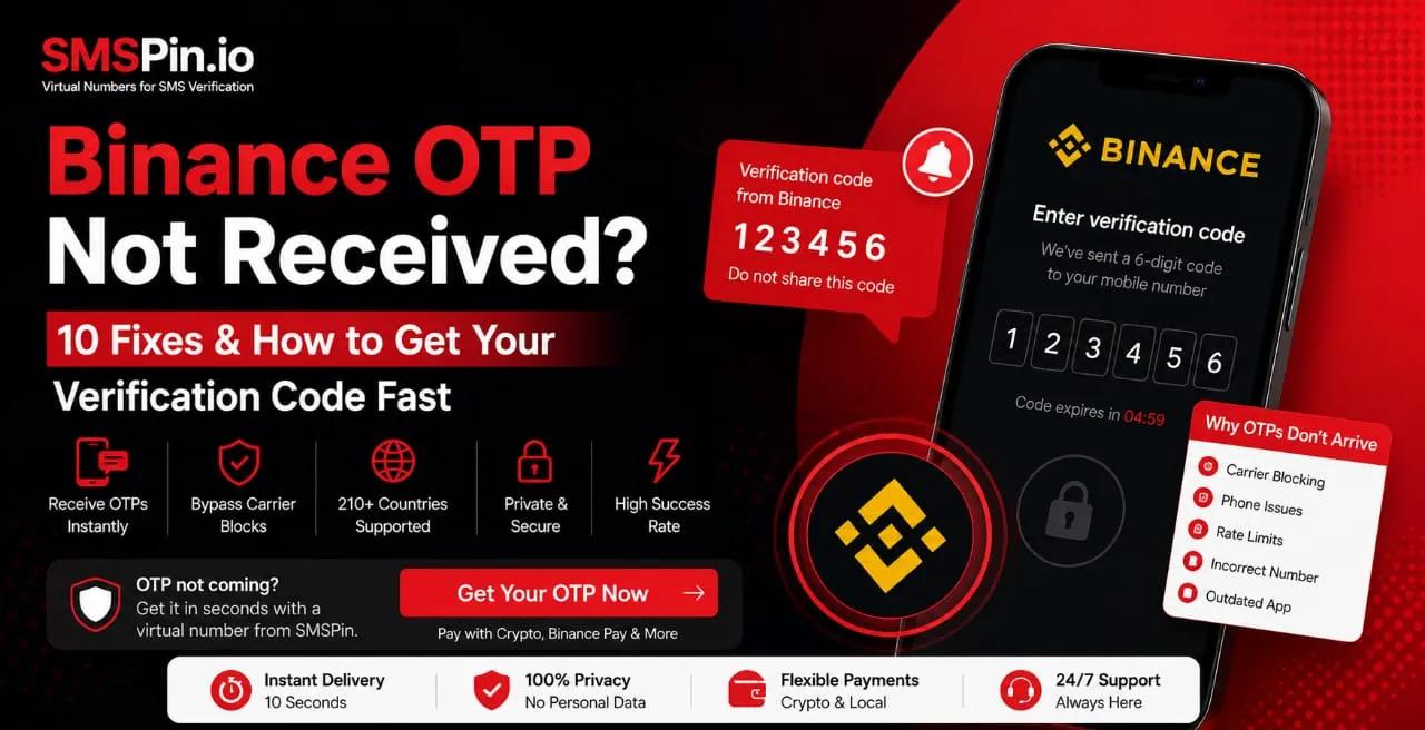 Binance OTP Not Received Easy Fix Guide