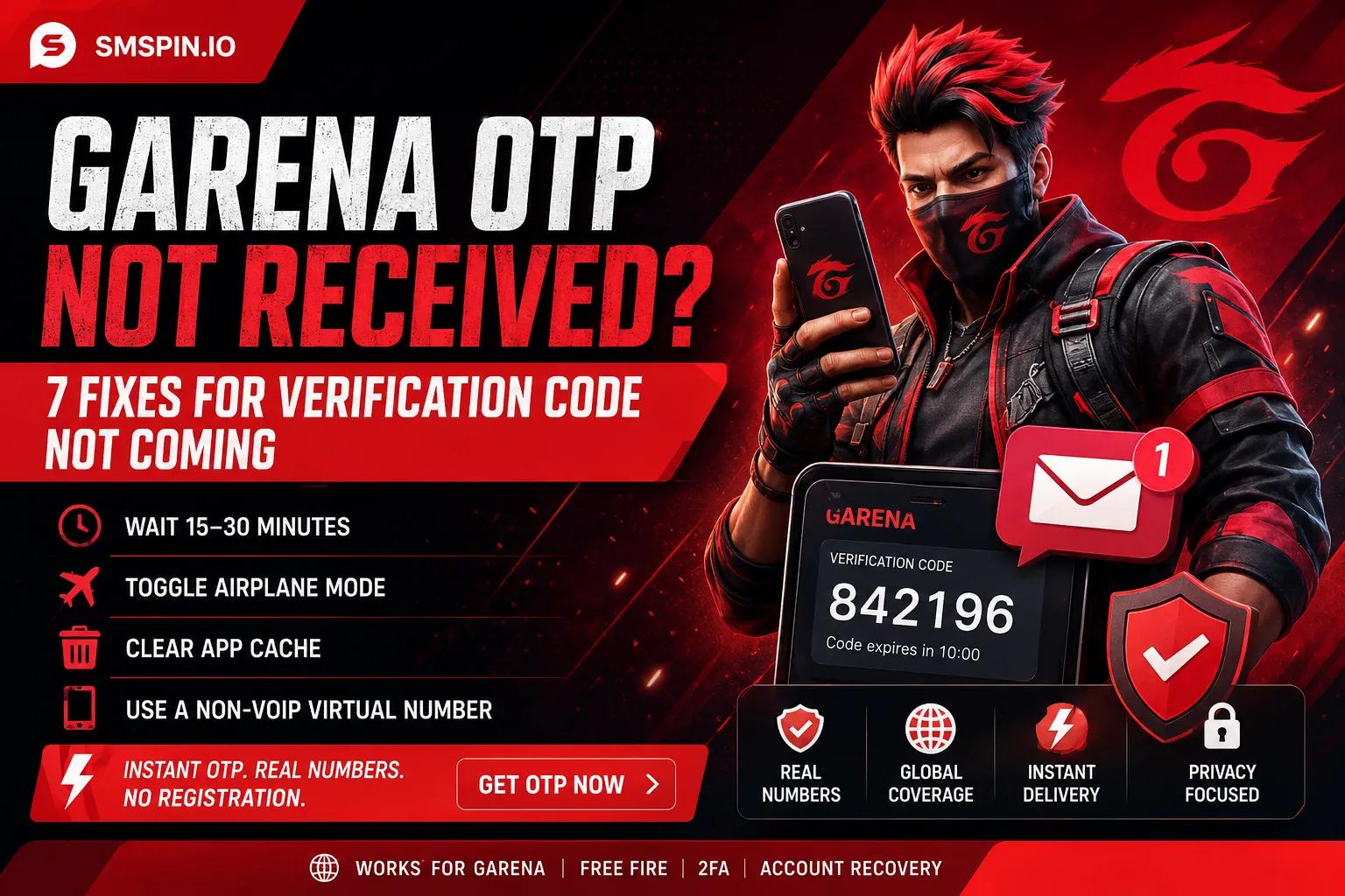 Garena OTP Not Received Fix Guide
