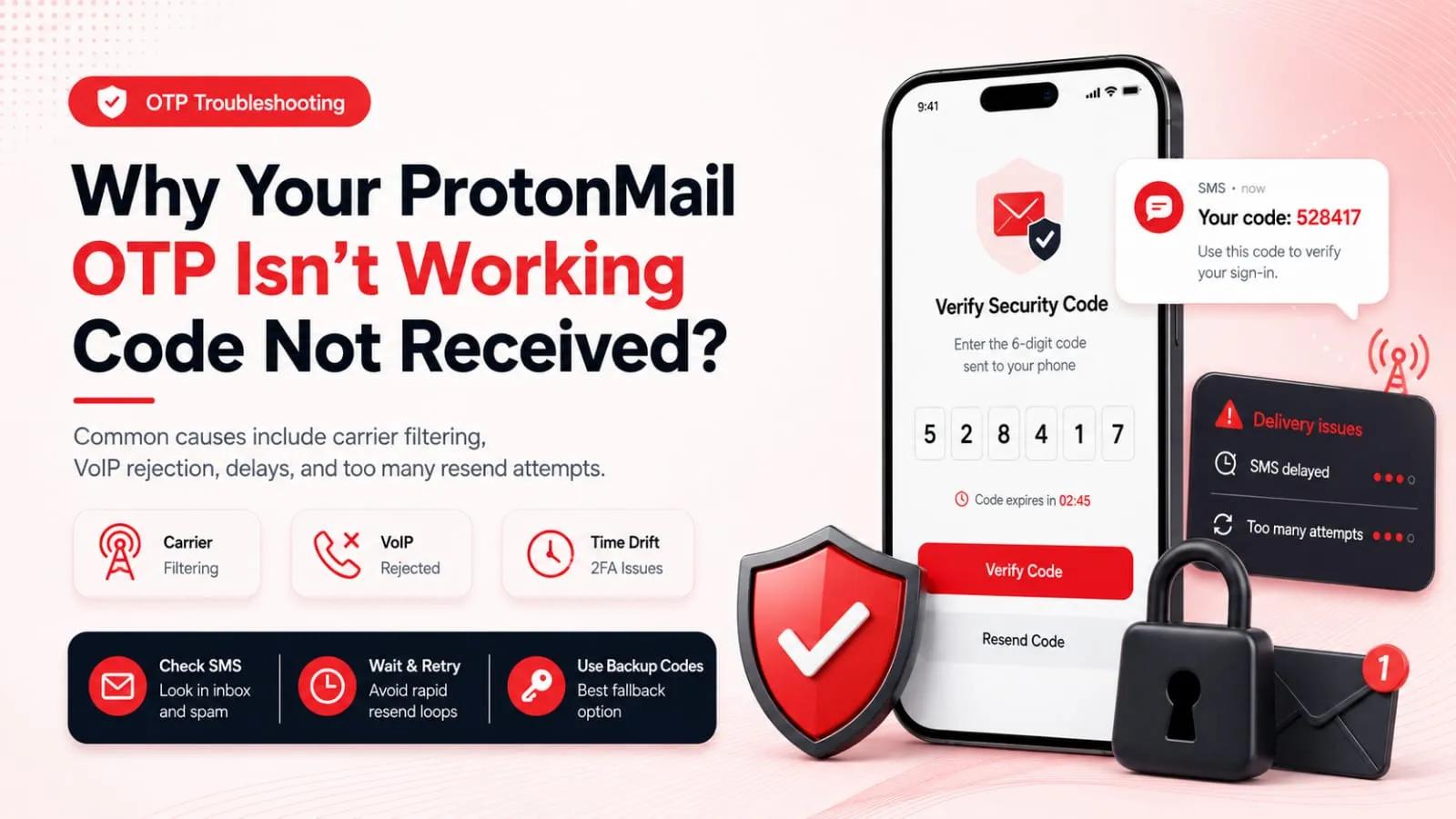 Fix ProtonMail OTP Not Working