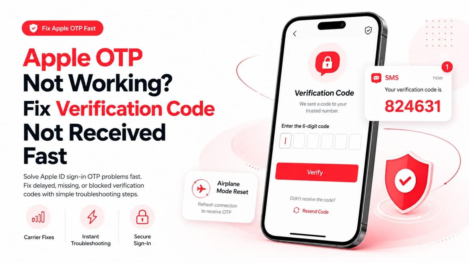 Fix Apple OTP Not Working Fast