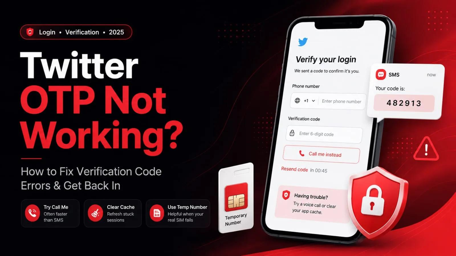 How to Fix Twitter OTP Not Working Issue