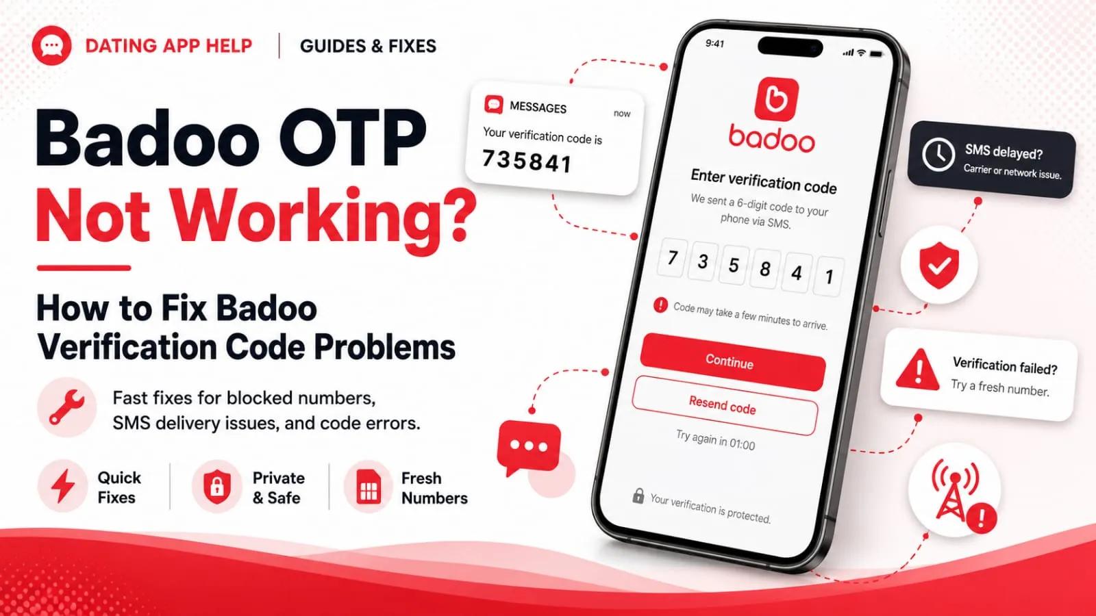 How to Fix Badoo OTP Not Working Issue