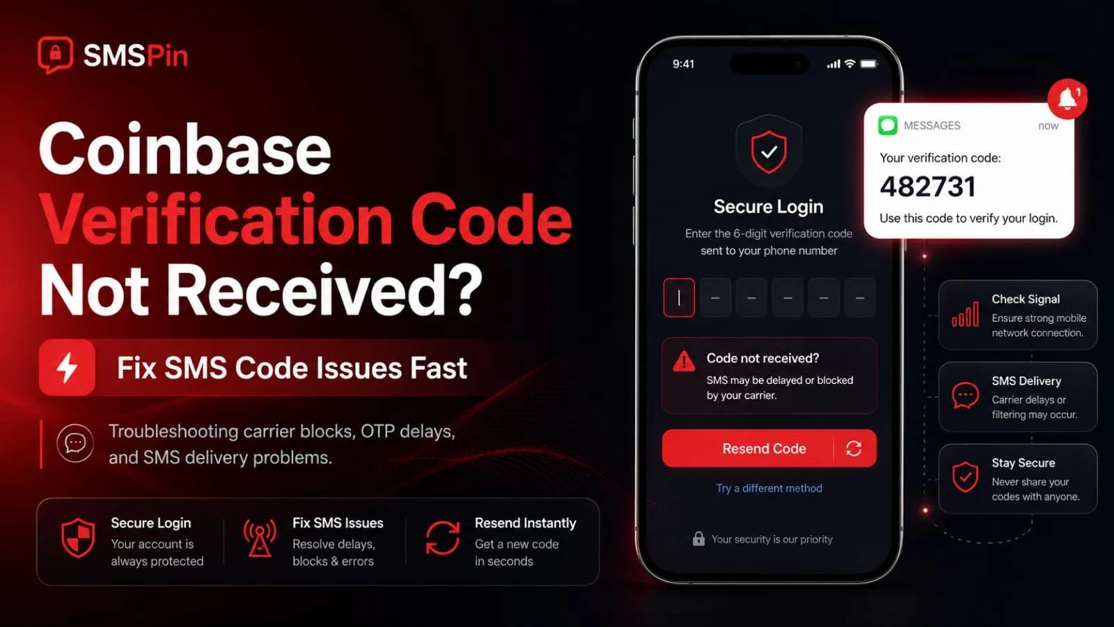 Coinbase Verification Code Not Received Here’s the Fix