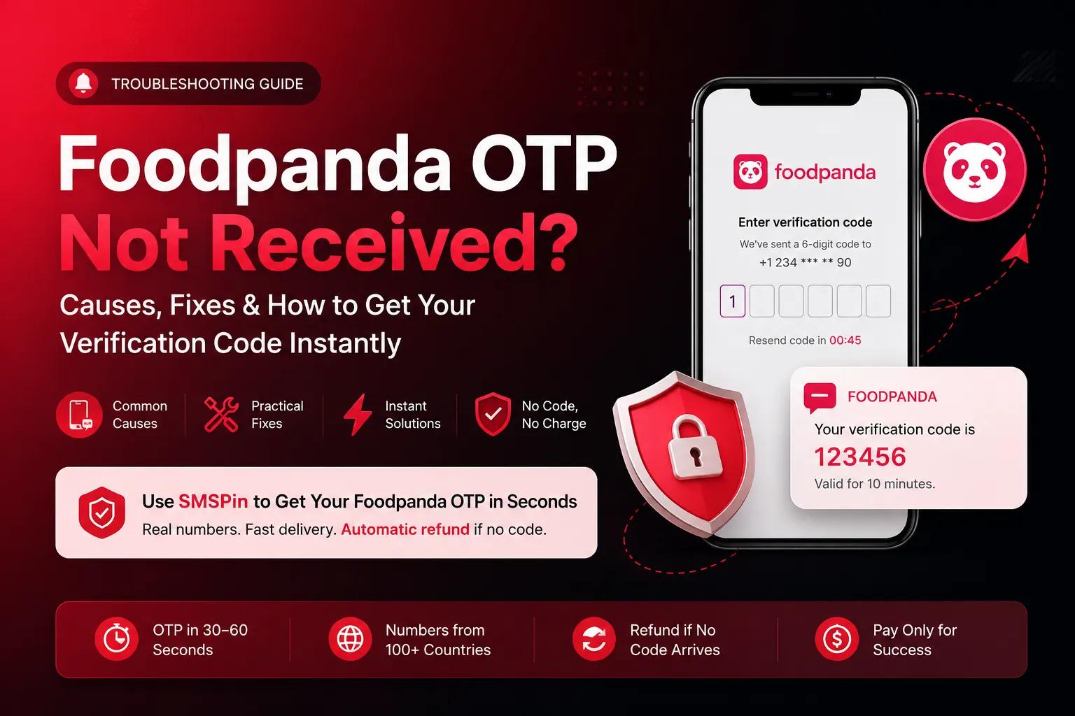 Foodpanda Verification Code Not Coming Here’s How to Fix It