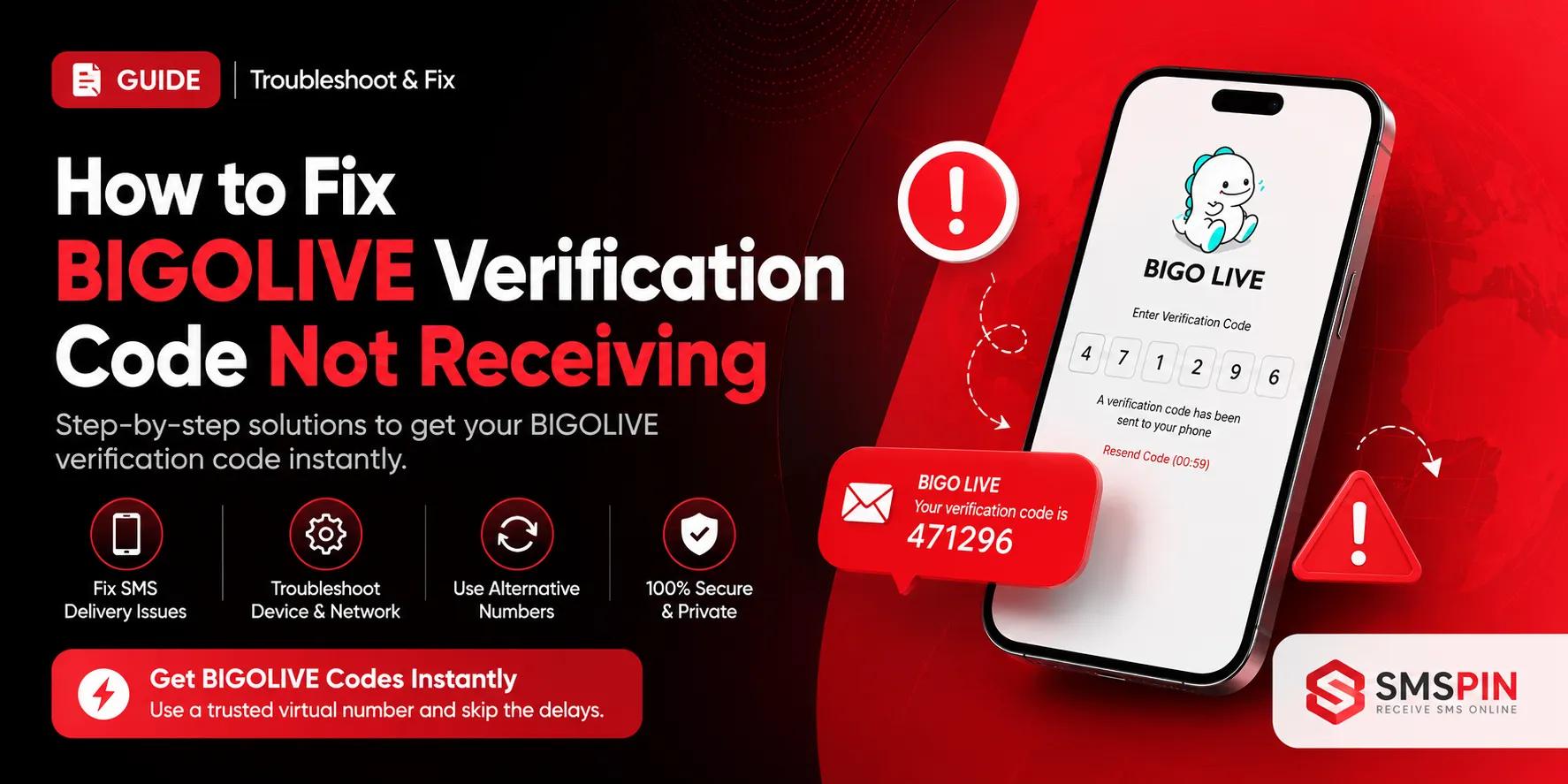 BIGOLIVE Verification Code Not Coming Here’s How to Fix It