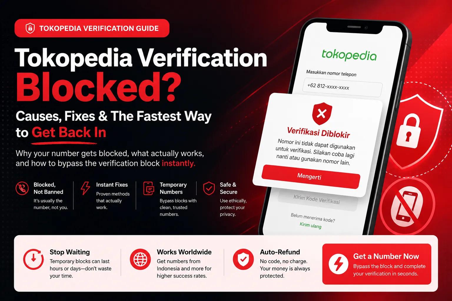 Tokopedia Temporarily Blocked From Verification? Here’s How to Fix It
