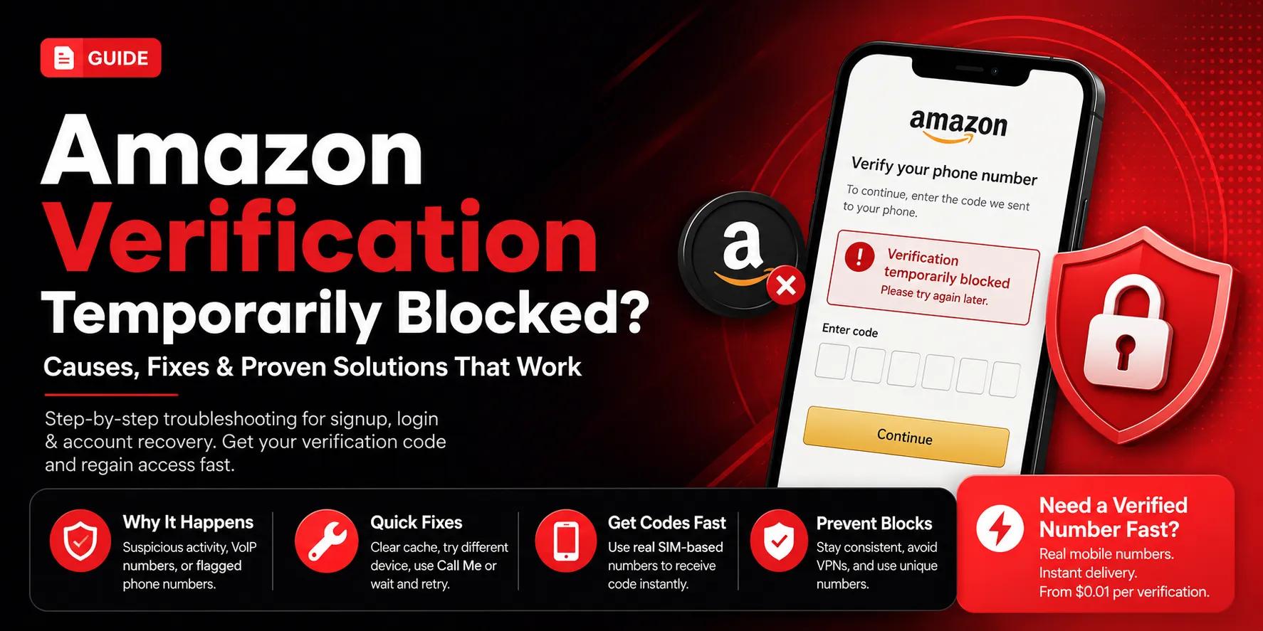 Amazon Temporarily Blocked From Verification? Here’s How to Fix It