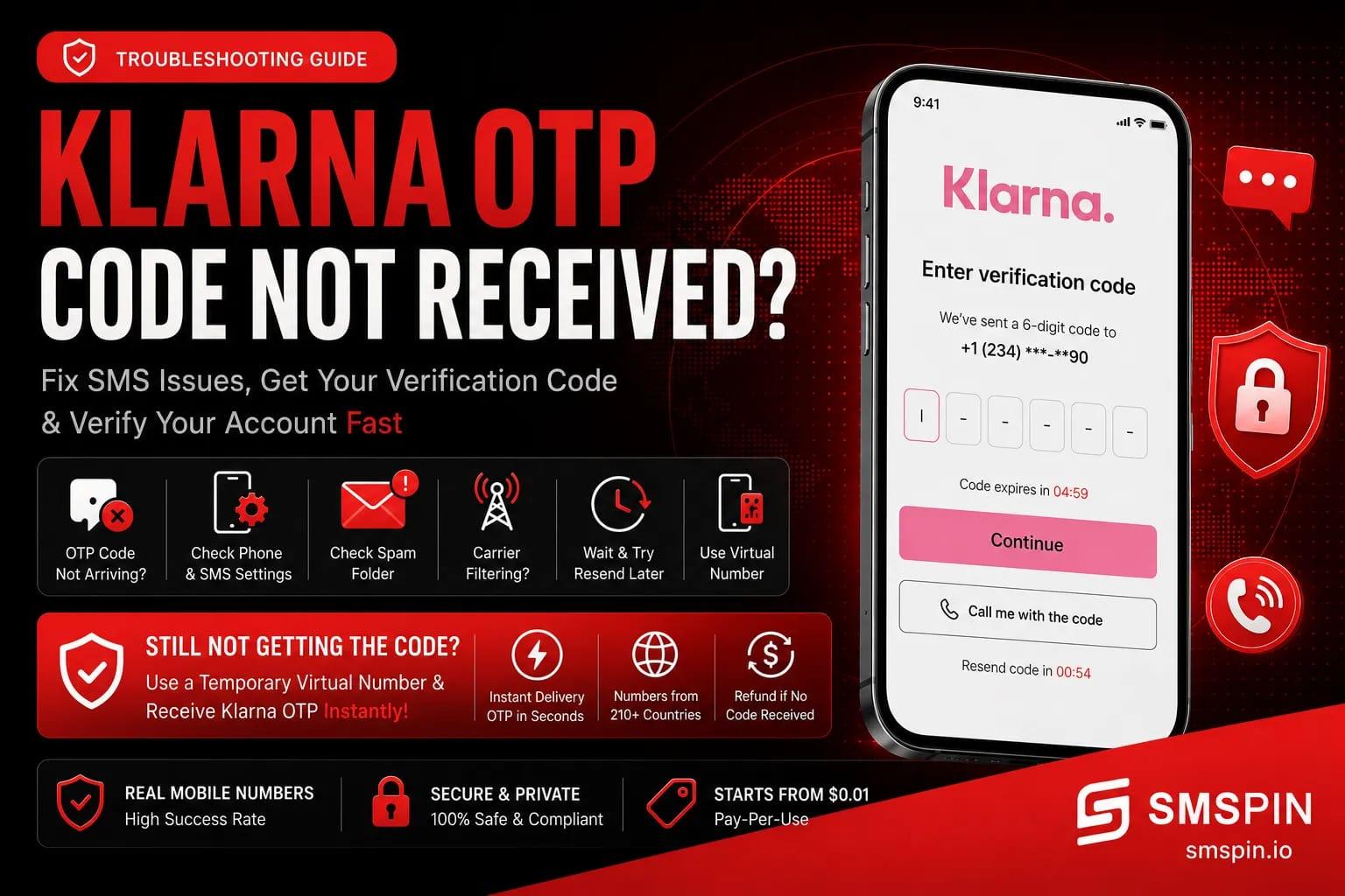 Klarna OTP Code Never Received? Easy Ways to Solve It