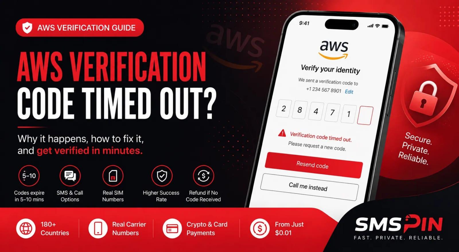 AWS Verification Code Timed Out? Fix It Fast