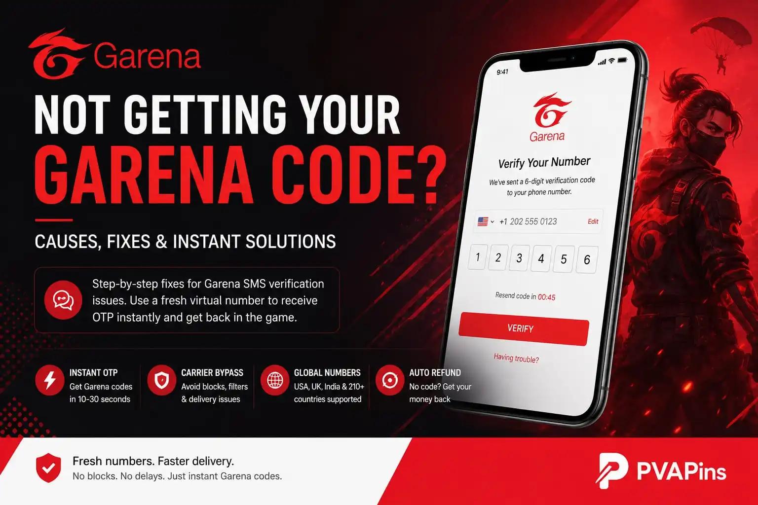 Garena OTP Not Received? Easy Fixes