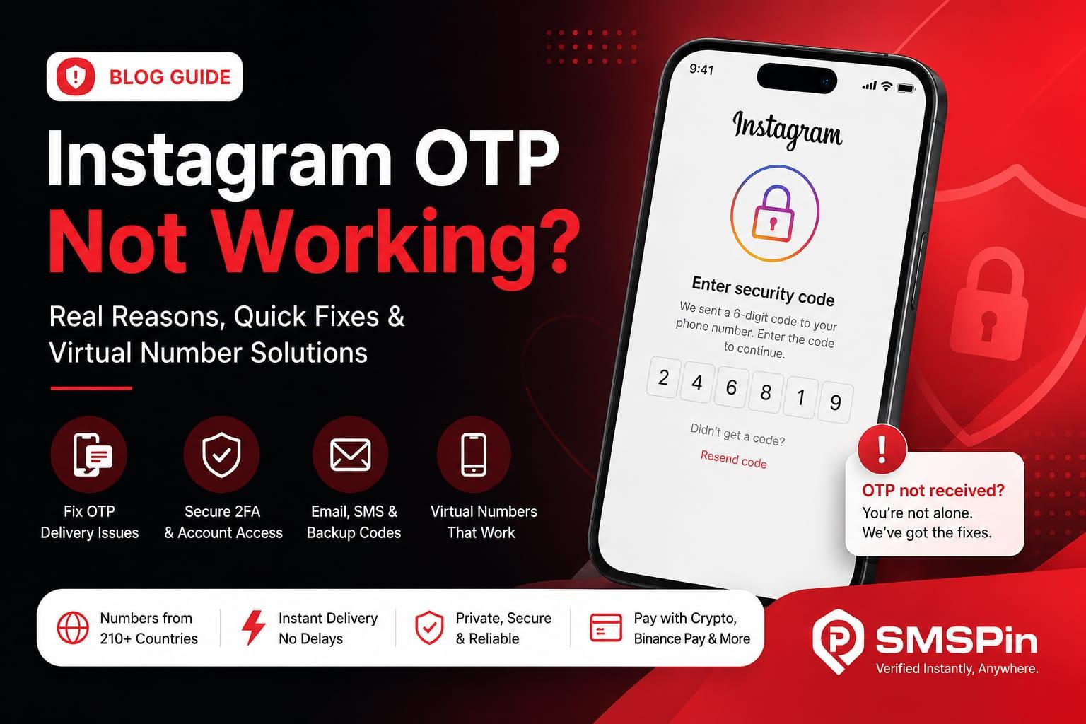 Instagram Verification Code Not Working? Fix It