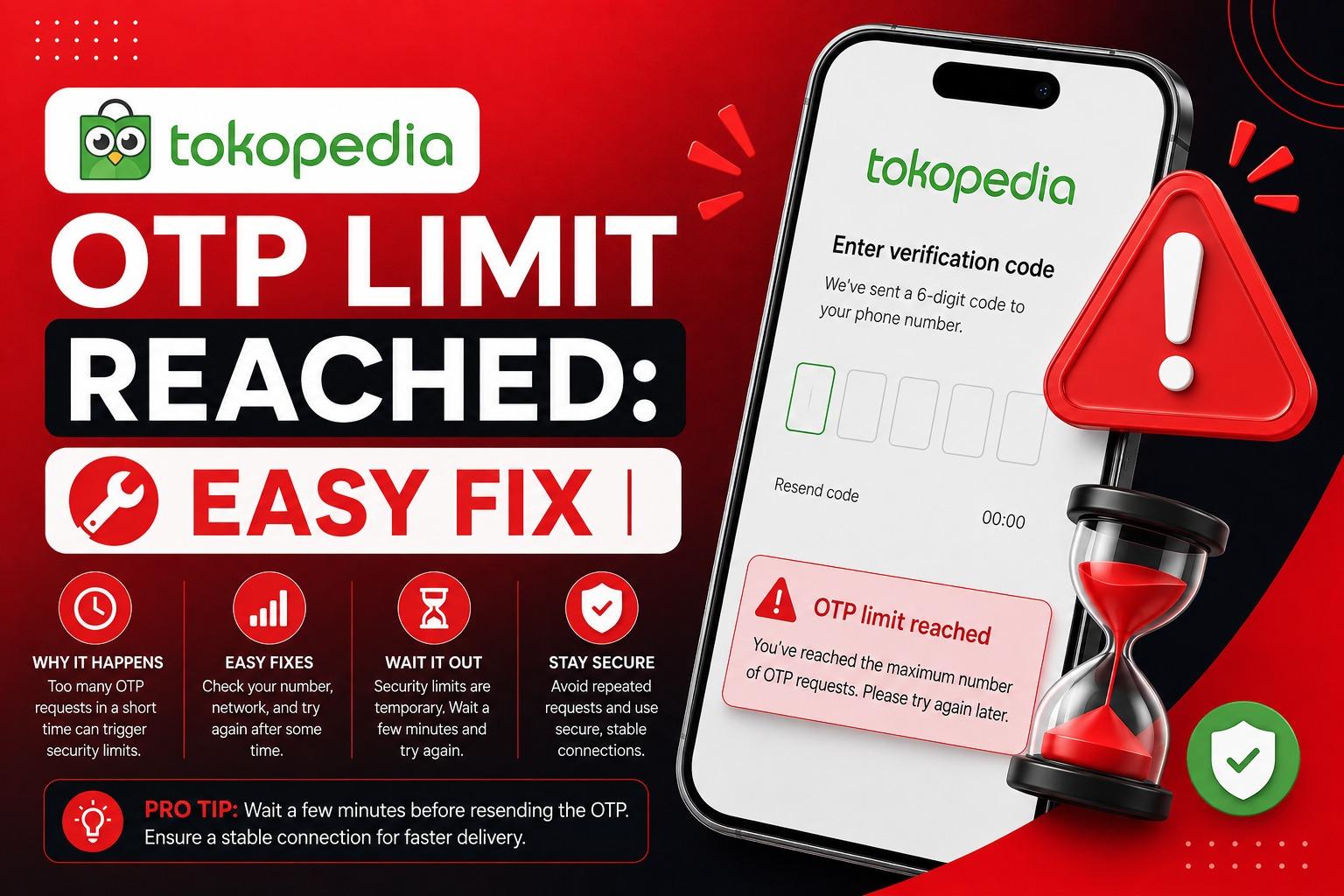 Tokopedia OTP Limit Reached: Easy Fix